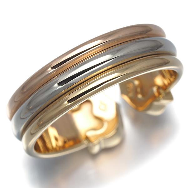 Cartier（カルティエ） リング 2C ドゥーブルC C2 スリーカラー SM 51