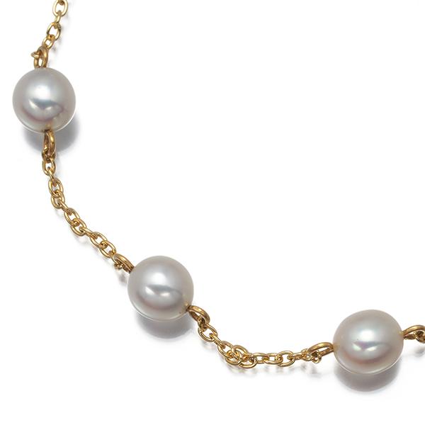 TASAKI（タサキ） ブレスレット パール 真珠 5.0mm ステーション K18YG