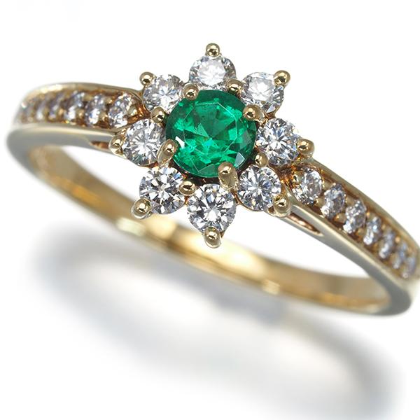 【TomoTamaki】Dカラー TIFFANY&Co.ダイヤモンドリング TIFFANY&Co.（ティファニー） リング エメラルド ダイヤ ダイヤモンド