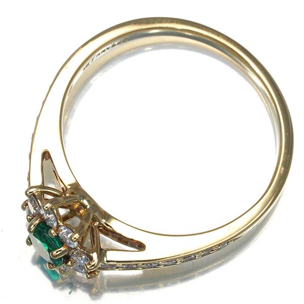 Tiffany & Co. ダイヤ　リング　フローラ 13号　14号 TIFFANY&Co.（ティファニー） リング エメラルド ダイヤ ダイヤモンド