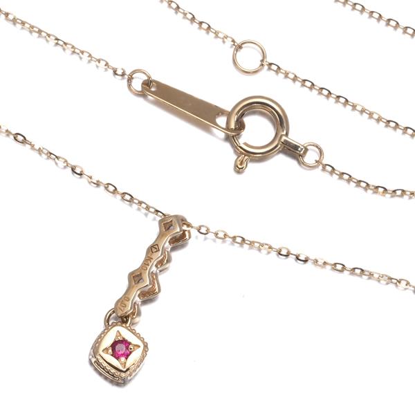フェスタリア ネックレス ダイヤ ダイヤモンド 0.07ct ミルグレイン 
