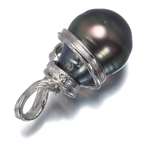 TASAKI（タサキ） ペンダントトップ バロックパール 真珠 13.7mm K14WG