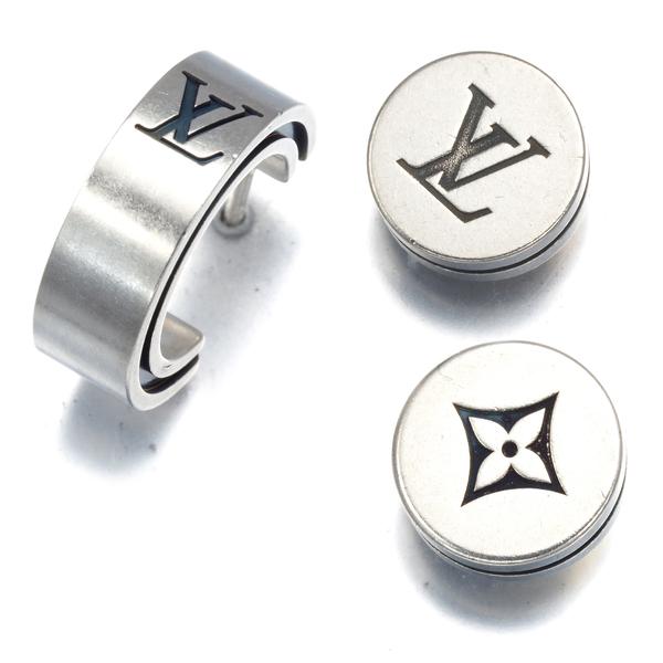 LOUIS VUITTON（ルイ・ヴィトン） ピアス LVテーラー M02028 3点セット