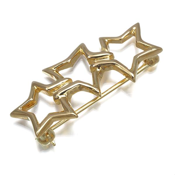TIFFANY&Co.（ティファニー） ブローチ トリプルスター K18YG BLJ 大幅