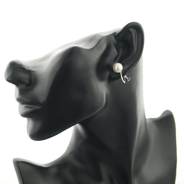 MIKIMOTO（ミキモト） イヤリング パール 真珠 9.0mm 一粒 K14WG 