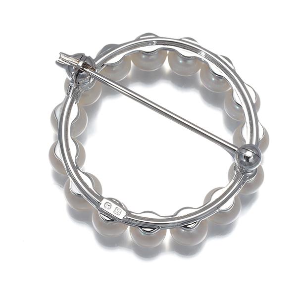 MIKIMOTO（ミキモト） ブローチ ベビーパール 真珠 4.1-4.3mm サークル