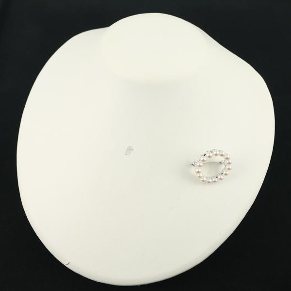MIKIMOTO（ミキモト） ブローチ ベビーパール 真珠 4.1-4.3mm サークル