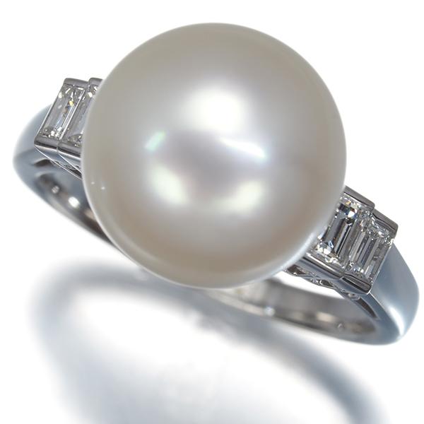 MIKIMOTO（ミキモト） リング パール 真珠 11.5mm ダイヤ ダイヤモンド