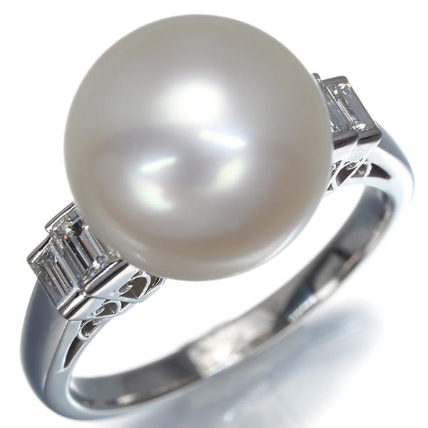 MIKIMOTO（ミキモト） リング パール 真珠 11.5mm ダイヤ ダイヤモンド 