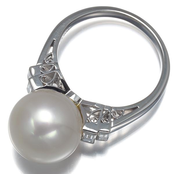 MIKIMOTO（ミキモト） リング パール 真珠 11.5mm ダイヤ ダイヤモンド