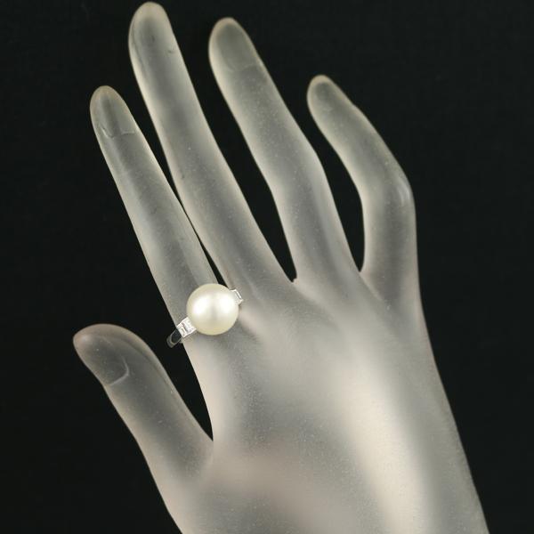 MIKIMOTO（ミキモト） リング パール 真珠 11.5mm ダイヤ ダイヤモンド