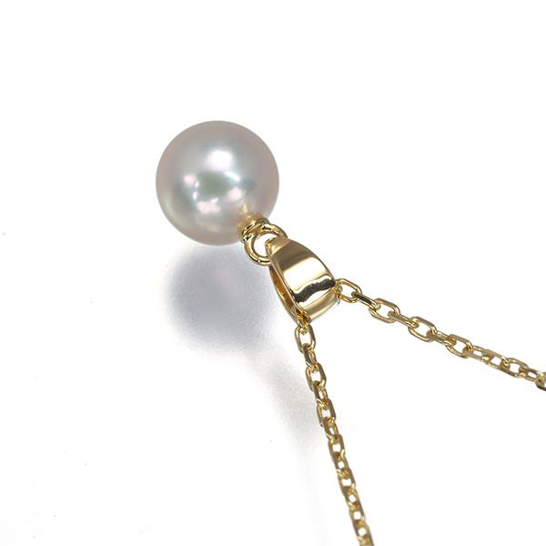 MIKIMOTO（ミキモト） ネックレス パール 真珠 6.8mm 一粒 K18YG BLJ 