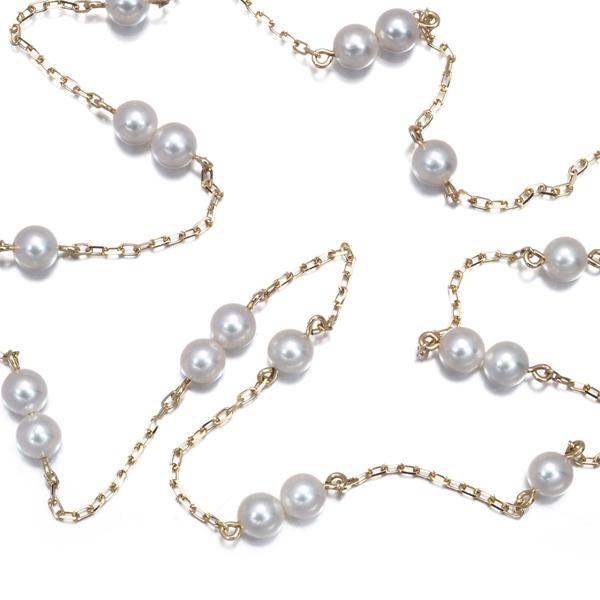 MIKIMOTO（ミキモト） ネックレス パール 真珠 4.0mm ステーション 