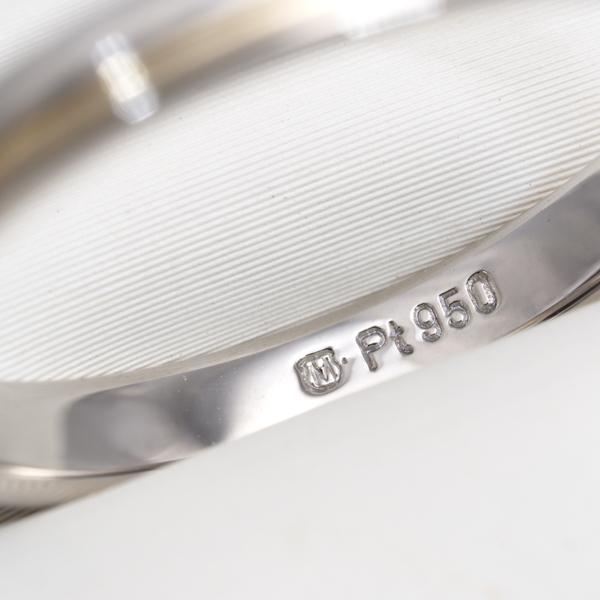 MIKIMOTO（ミキモト） リング コンビカラー 18号 Pt950 指輪 BLJ