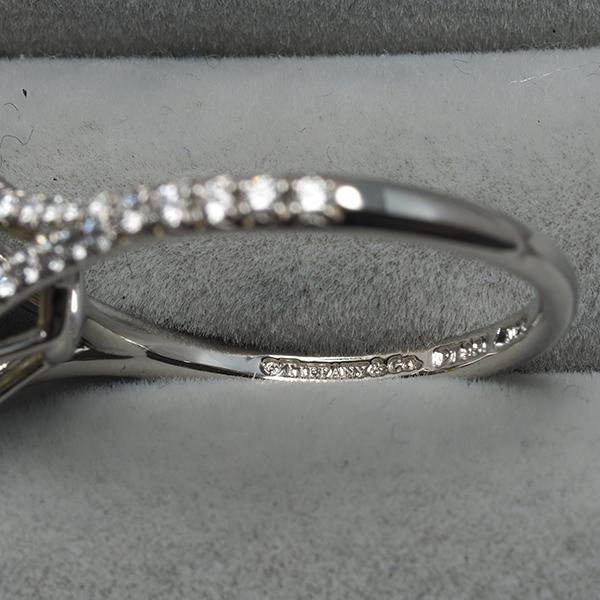 ティファニー リング イエロー ダイヤ ダイヤモンド 0.92ct ソレスト ダブルハロー 11号 Pt950/K18YG 箱 指輪 BLJ_3