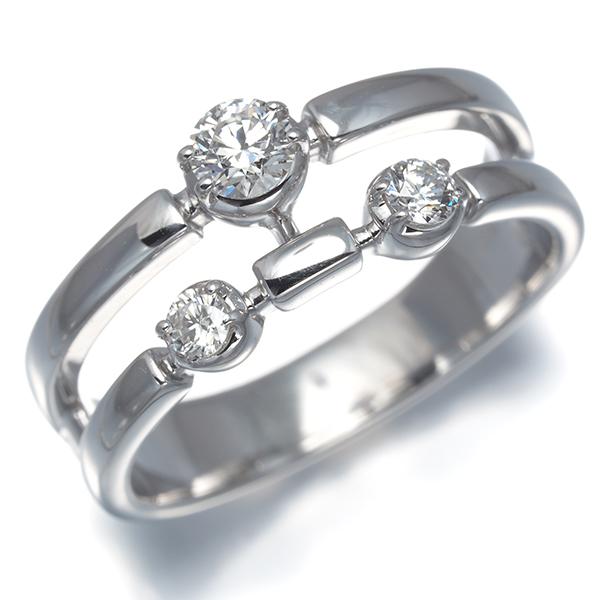 TASAKI（タサキ） リング ダイヤ ダイヤモンド 0.37ct 17.5号 K18WG 