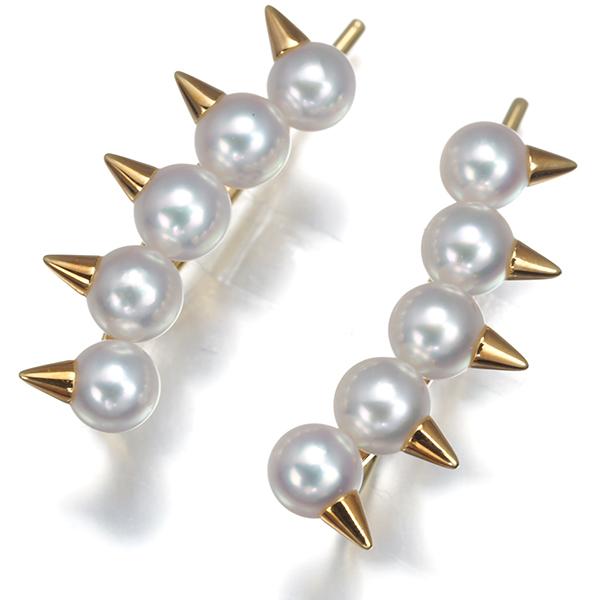 再値下げ☆TASAKI 真珠の片耳用ピアス TASAKI（タサキ） ピアス ベビーパール 真珠 3.8mm デインジャープラス