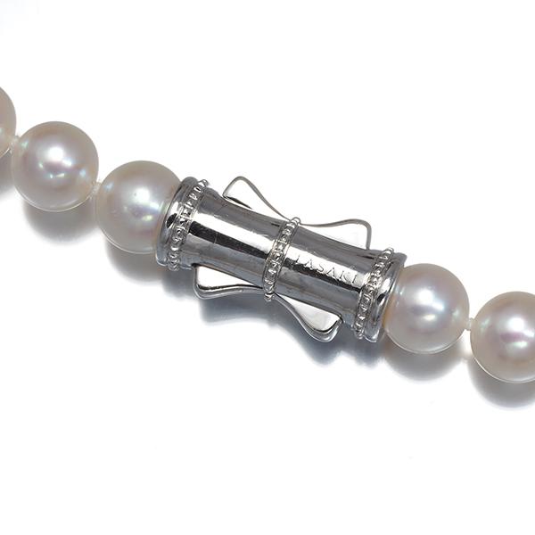 TASAKI（タサキ） ネックレス パール 真珠 7.0-7.5mm クリスタルガラス