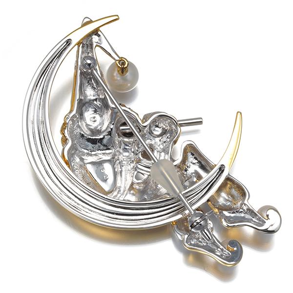 MIKIMOTO（ミキモト） ブローチ パール 真珠 3.2-6.0mm ピエロ