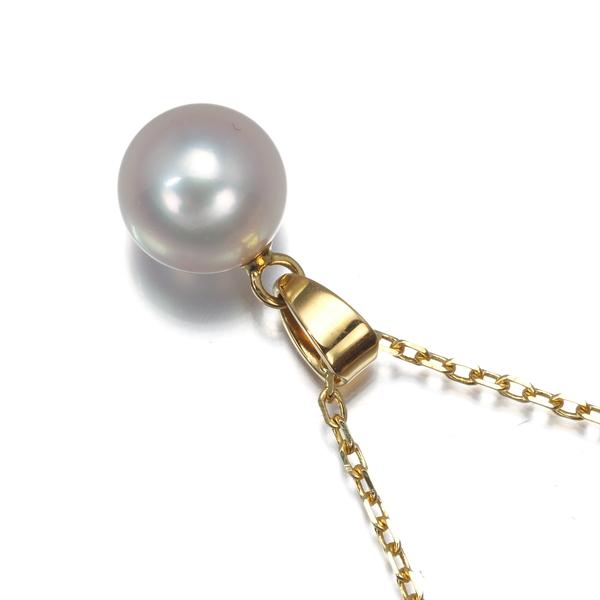 MIKIMOTO（ミキモト） ネックレス 真珠 7.5mm 一粒 K18YG 【中古】BLJ 
