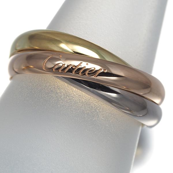 Cartier（カルティエ） トリニティ リング スリーカラー SM 51号 K18YG