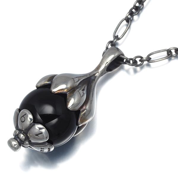ジョージジェンセン オニキス &シルバーsilver925 Georg Jensen（ジョージ ジェンセン） ネックレス オニキス ヘリテージ