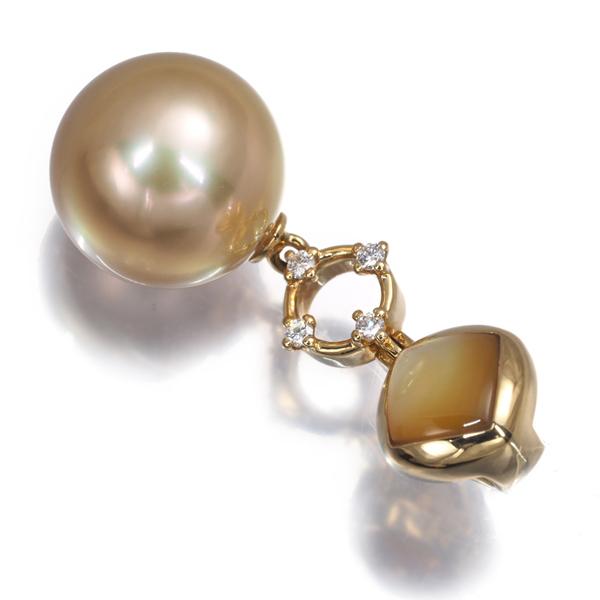 TASAKI（タサキ） ペンダントトップ ゴールデン パール 真珠 11.6mm 
