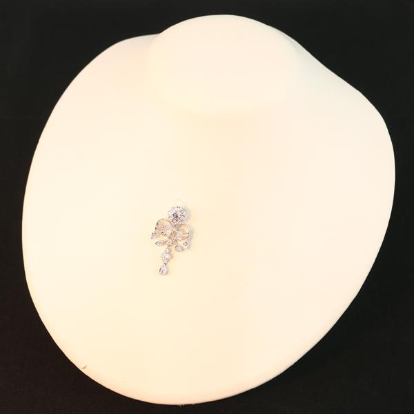 アレキサンドライト ダイヤ ダイヤモンド 0.34ct フラワー ミルグレイン ペンダントトップ K18WG GENJ |  | 05