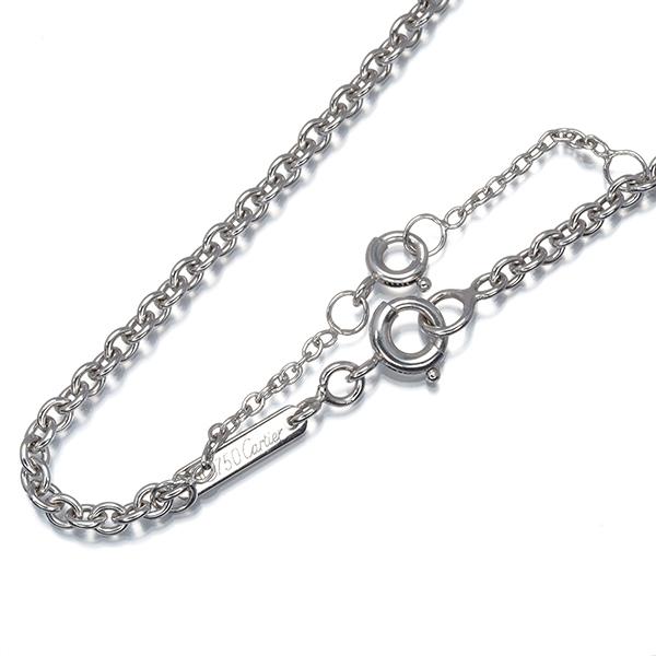 Cartier（カルティエ） チェーンネックレス フォルサ 42cm K18WG BLJ 