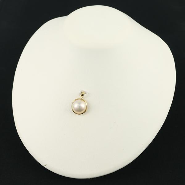 TASAKI（タサキ） ペンダントトップ マベパール 真珠 15.0mm K18YG BLJ