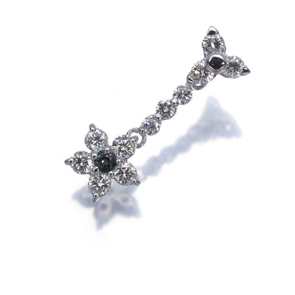 アレキサンドライト ダイヤ トップ アレキサンドライト 0.04ct ダイヤ ダイヤモンド 0.45ct フラワー