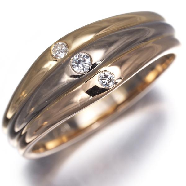 Cartier（カルティエ） リング ダイヤ ダイヤモンド スリーカラー 52号