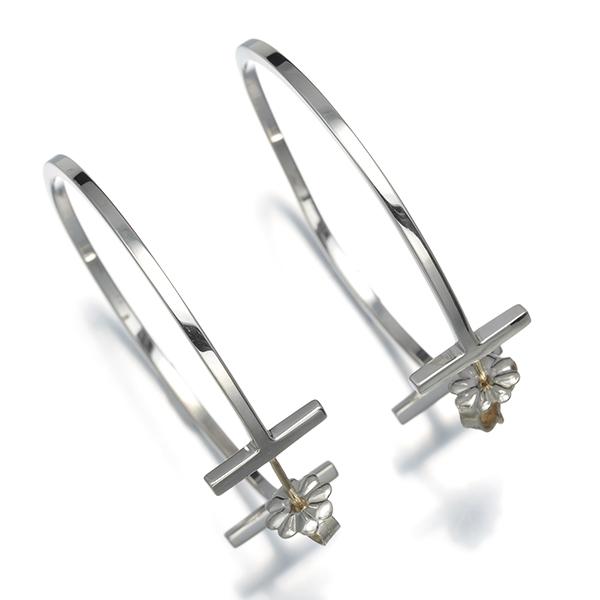 TIFFANY&Co.（ティファニー） ピアス Tワイヤー フープ ラージ 