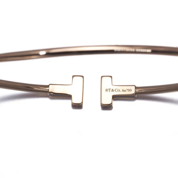 TIFFANY&Co.（ティファニー） ブレスレット Tワイヤー ナロー バングル