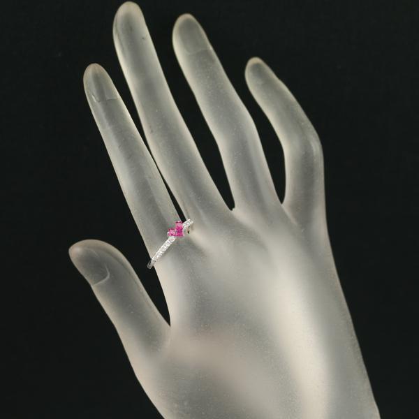 スタージュエリー リング ルビー 0.25ct ダイヤ ダイヤモンド 0.18ct ミステリアスハート 13号 K18WG 指輪 BLJ/GENJ | STAR JEWELRY | 04