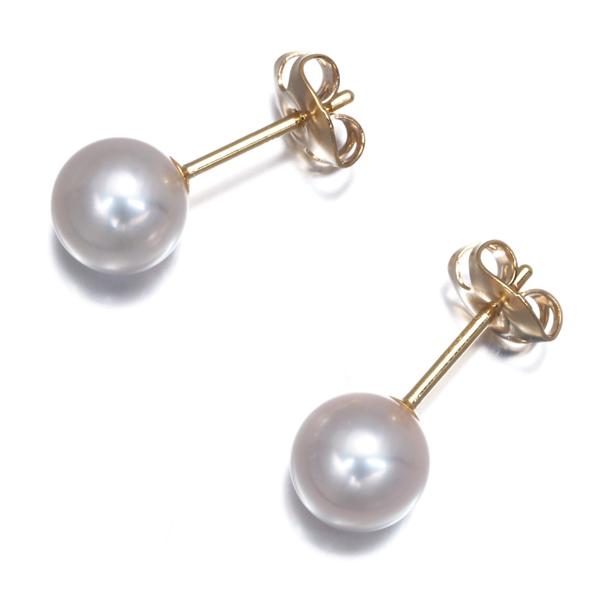 TASAKI（タサキ） ピアス パール 真珠 7.2mm 一粒 K18YG BLJ 