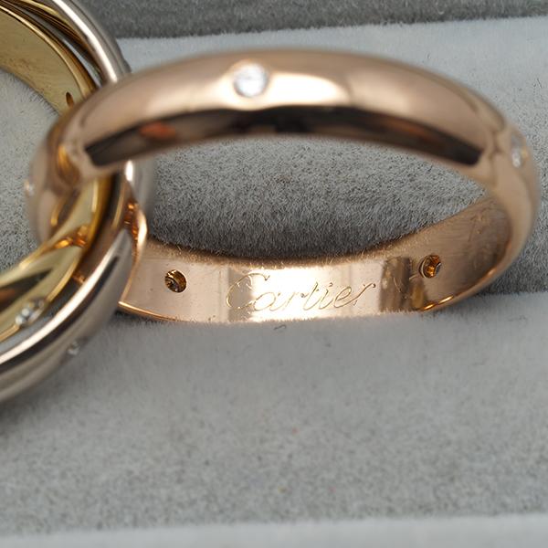 Cartier（カルティエ） トリニティ リング ダイヤ ダイヤモンド スリー