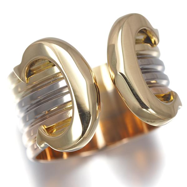 Cartier（カルティエ） リング 2C ドゥーブルC C2 スリーカラー LM 50