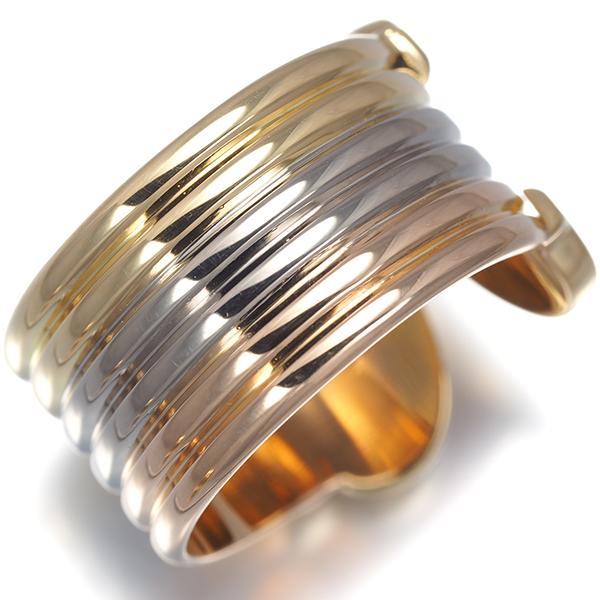 Cartier（カルティエ） リング 2C ドゥーブルC C2 スリーカラー LM 50