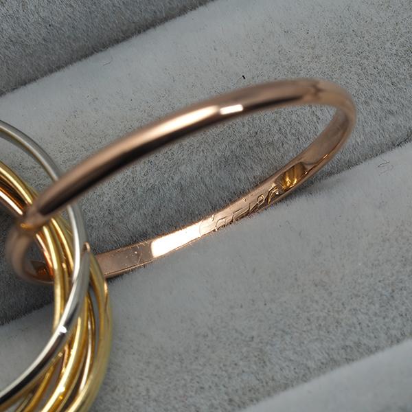 Cartier（カルティエ） トリニティ リング スリーカラー XS 7連 53号
