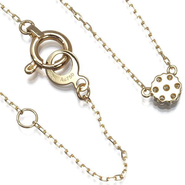 AHKAH（アーカー） ネックレス ダイヤ ダイヤモンド 0.04ct エクレ