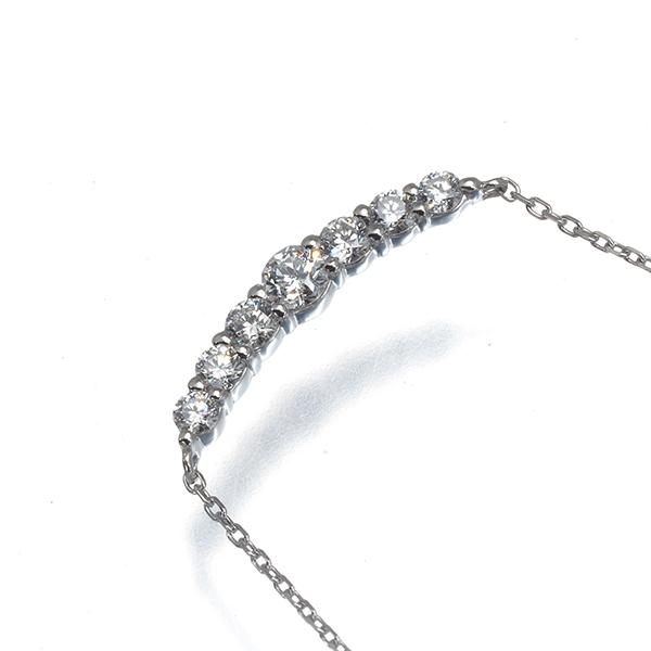 フェスタリア ネックレス ダイヤ ダイヤモンド 0.341ct Wish upon a star Pt950/900/850BLJ/GENJの画像