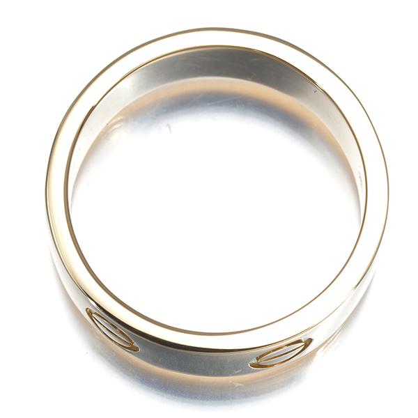 Cartier カルティエ ラブリング クラシック k18 WG 54 Cartier（カルティエ） ラブ リング クラシック 54号 K18YG 指輪 BLJ