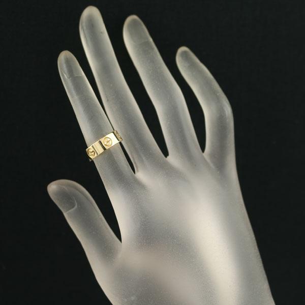 Cartier カルティエ ラブリング クラシック k18 WG 54 Cartier（カルティエ） ラブ リング クラシック 54号 K18YG 指輪 BLJ