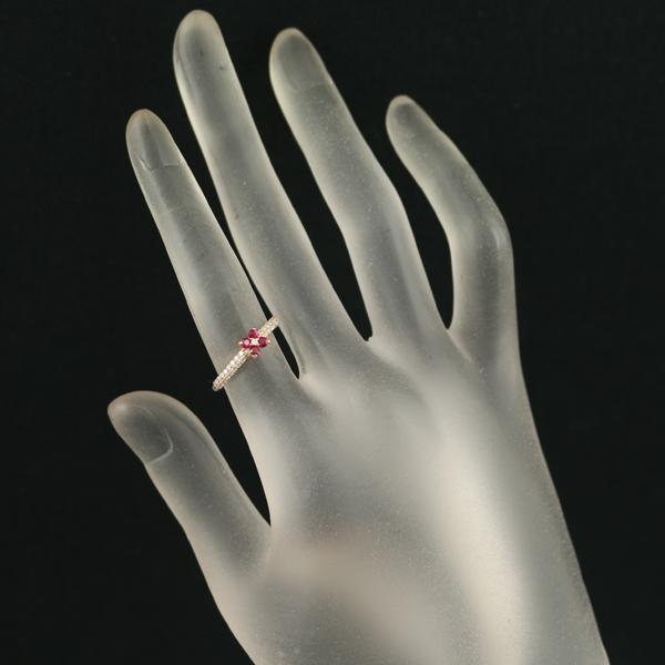 Ponte Vecchio（ポンテヴェキオ） リング ルビー 0.18ct ダイヤ 
