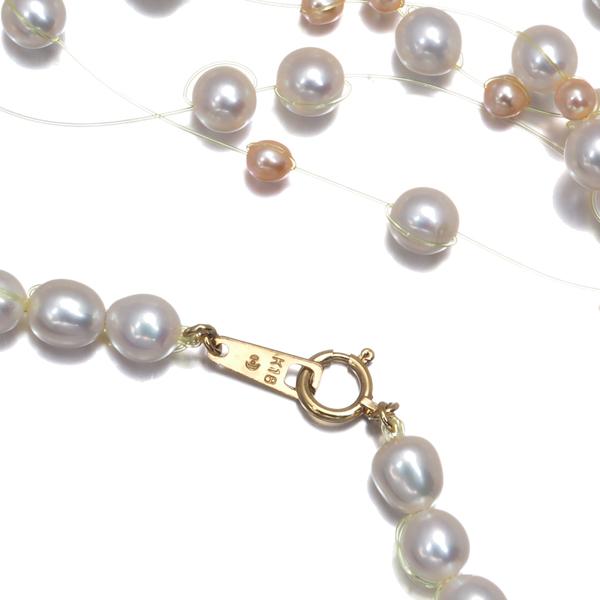 TASAKI（タサキ） ネックレス ベビー パール 真珠 3.0-5.5mm 5連 K18YG