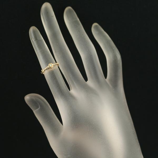 agete（アガット） リング オパール ダイヤ ダイヤモンド 0.02ct 3号 