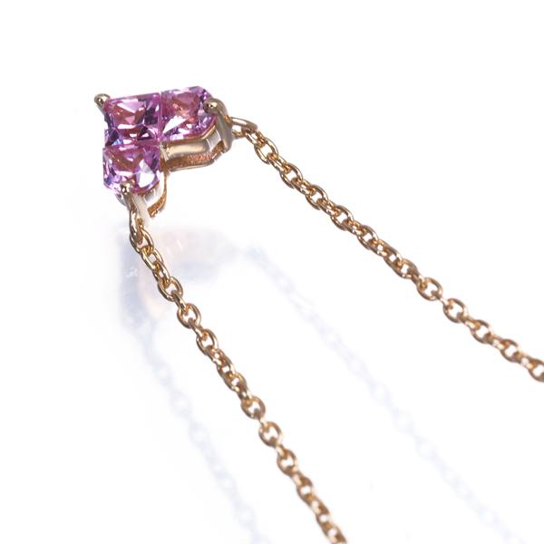 STAR JEWELRY（スタージュエリー） ネックレス ピンクサファイア 0.25 