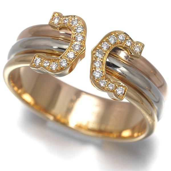 Cartier（カルティエ） リング ダイヤ ダイヤモンド 2C ドゥーブルC C2