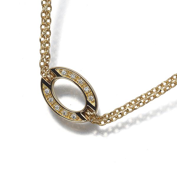 SJX アンクレット ダイヤ ダイヤモンド 0.04ct オーバル K18YG BLJ/GENJ